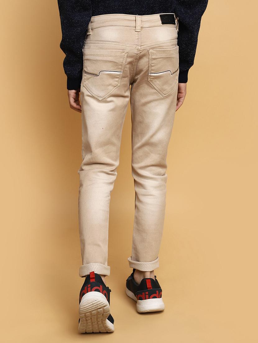 boy's plain slim fit jeans - 20687030 - Standard Image - 3