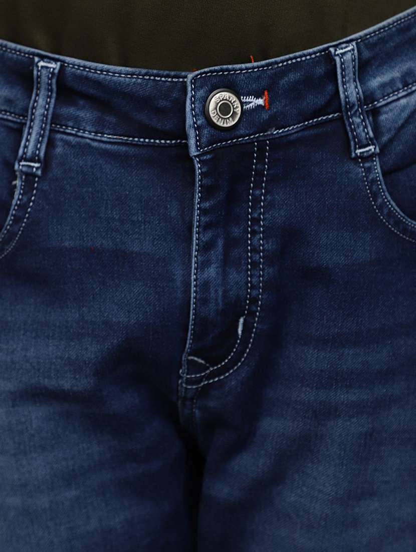 boy's plain slim fit jeans - 20687035 -  Standard Image - 5