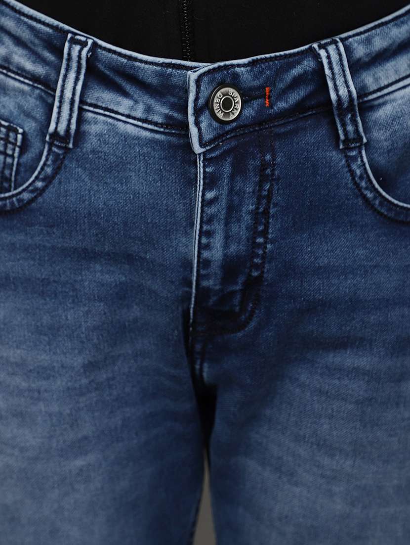 boy's plain slim fit jeans - 20687041 -  Standard Image - 5