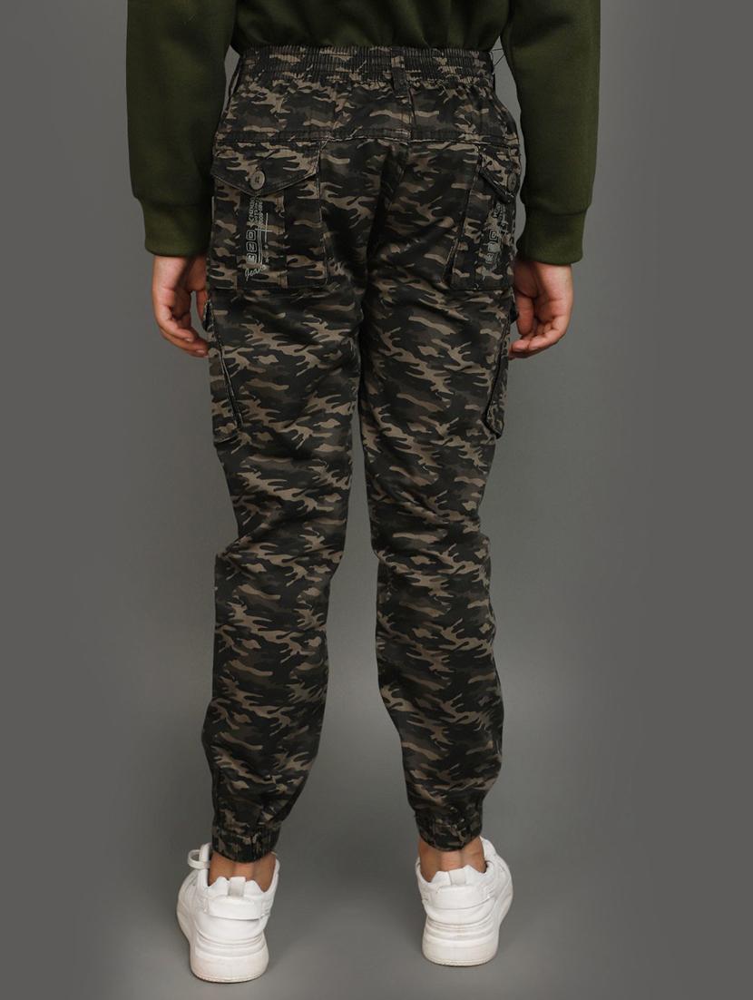 boys mid rise camouflage joggers - 20687056 - Standard Image - 3