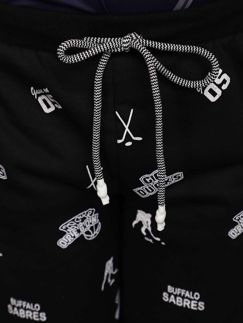 boys mid rise cotton track pant - 20687063 -  Standard Image - 5