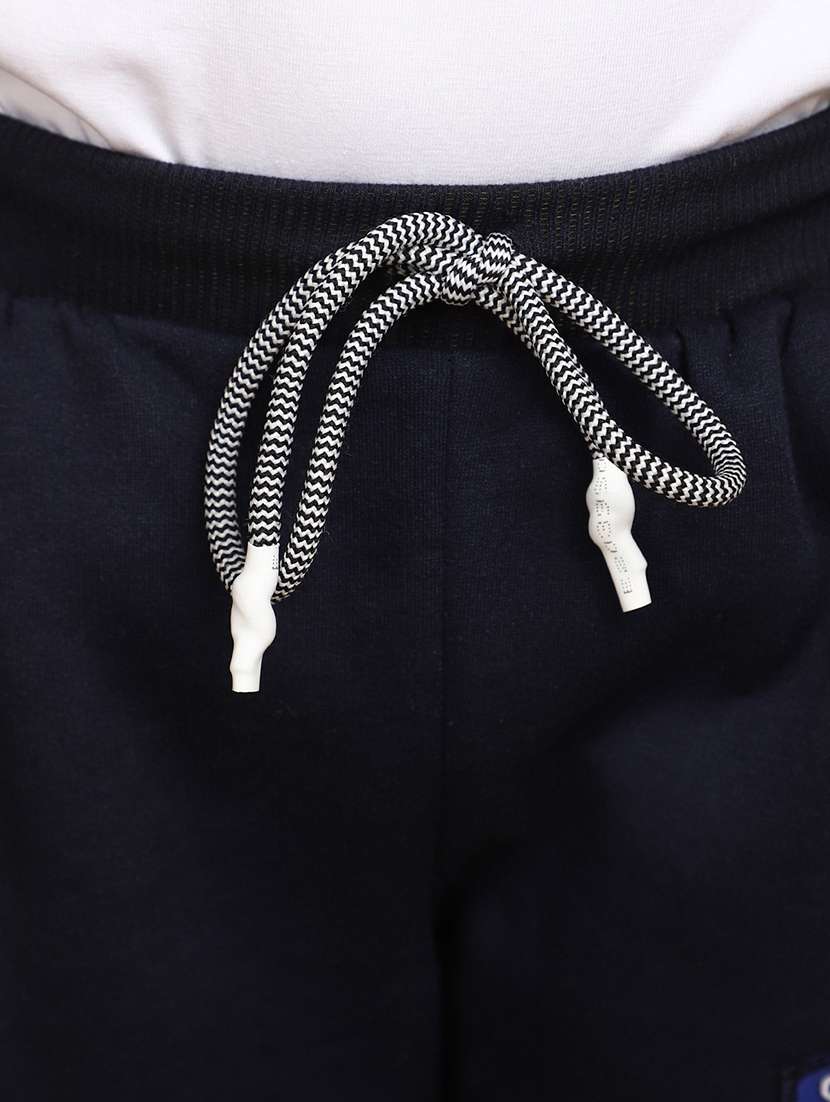 boys mid rise cotton track pant - 20687068 -  Standard Image - 5