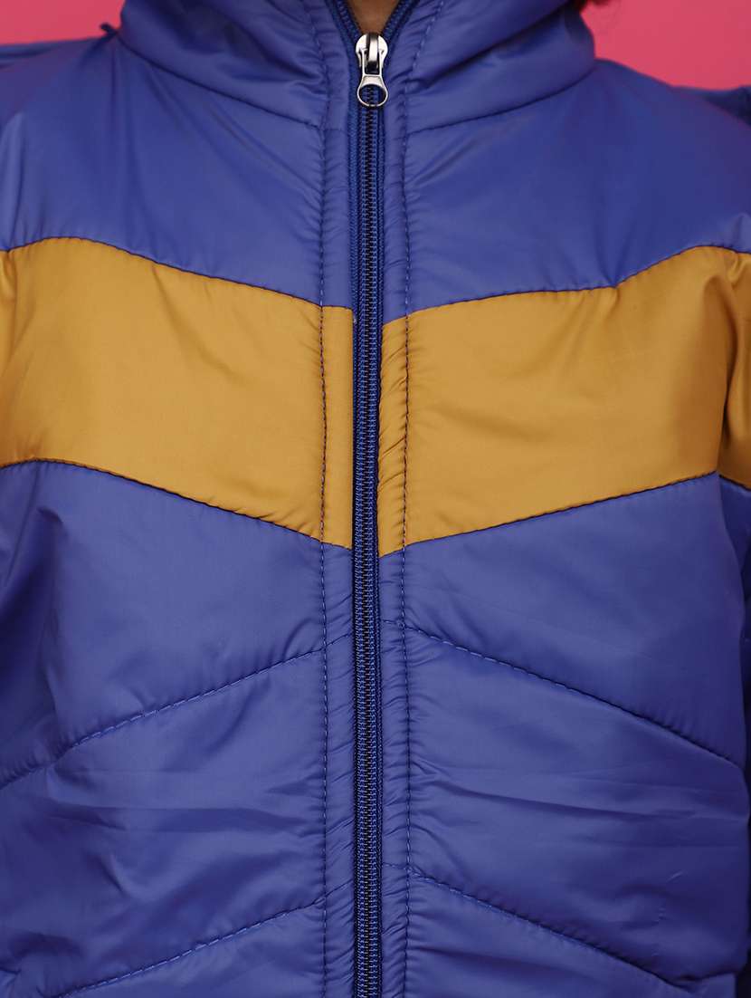 boys long sleeved color block quilted jacket - 20687202 -  Standard Image - 5