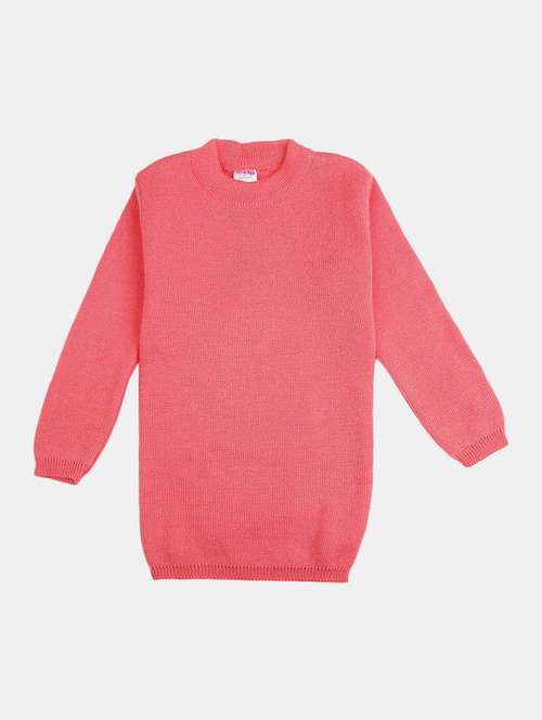 girls long sleeved solid regular sweater - 20687279 -  Standard Image - 0