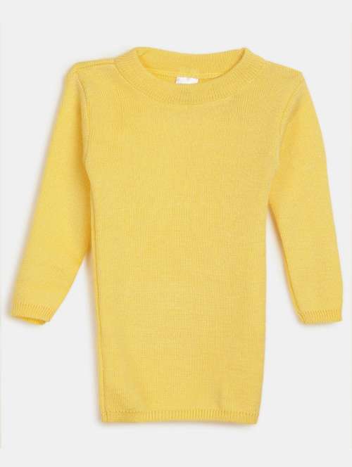 girls long sleeved solid regular sweater - 20687292 - Standard Image - 0