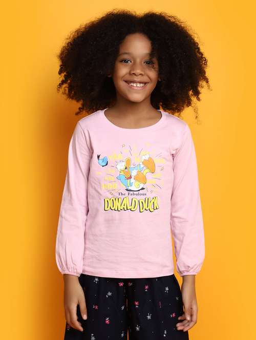 rosewater graphic print round neck tees - 20687452 -  Standard Image - 0