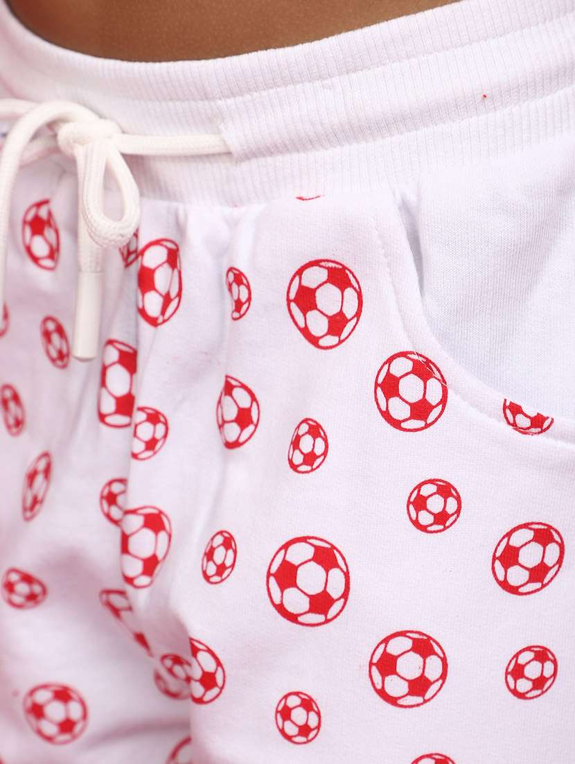 red boys printed twin sets  - 20687506 -  Standard Image - 5