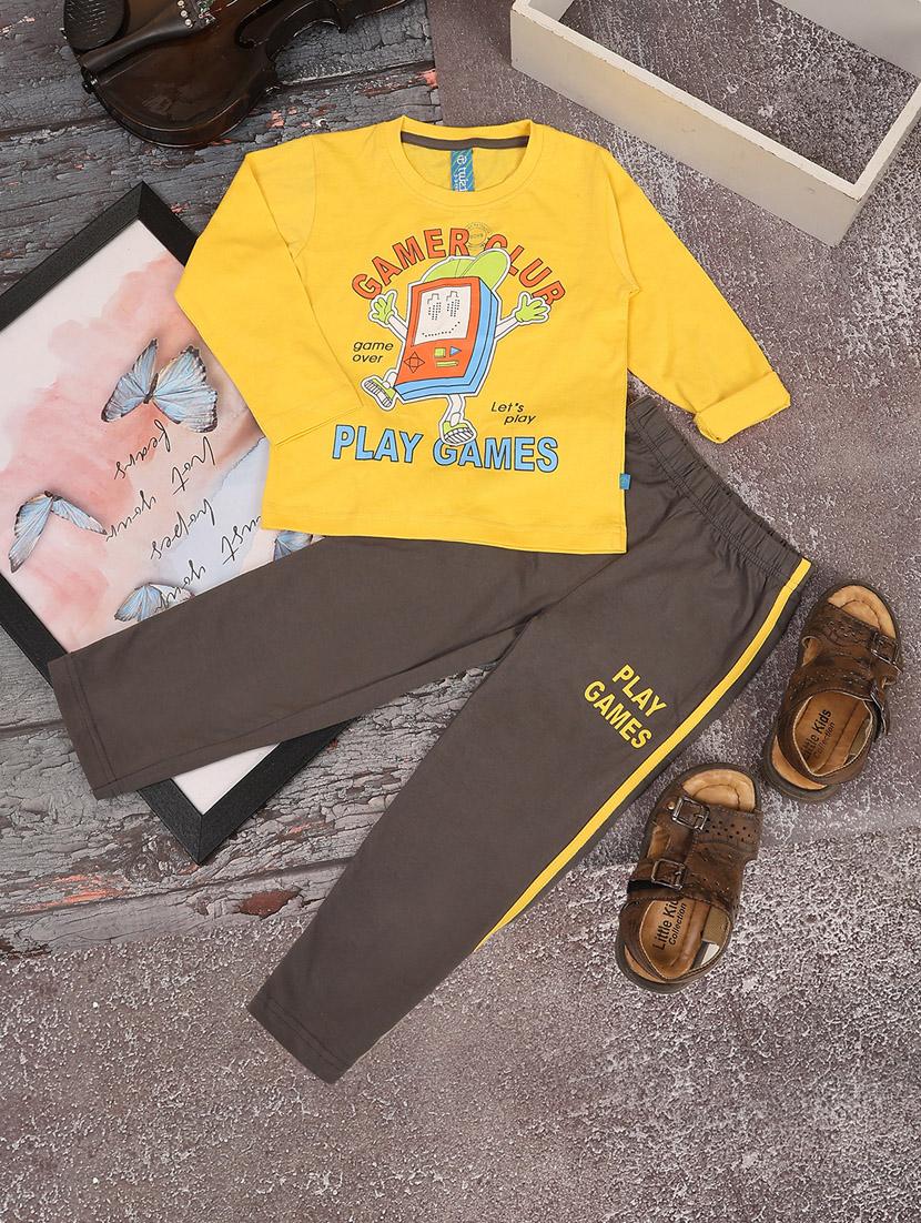 boys printed twin sets  - 20687519 -  Zoom Image - 0