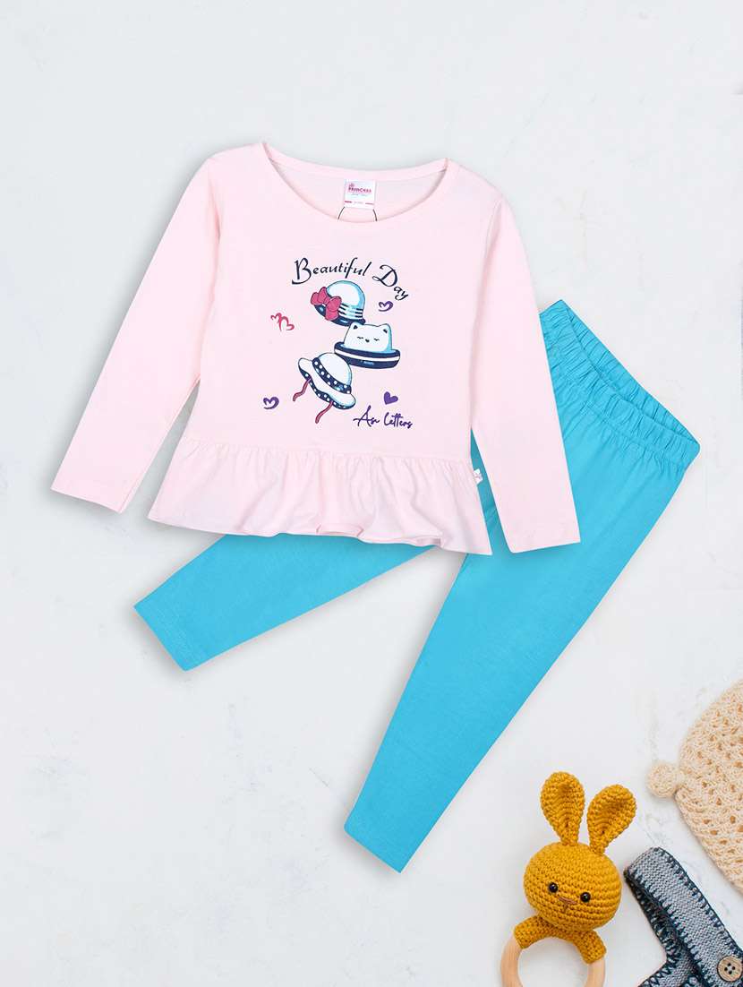 girls quirky full lenght twin set - 20687588 - Zoom Image - 0