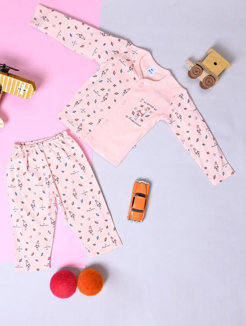 kids quirky print full lenght twin set - 20687594 -  Standard Image - 0