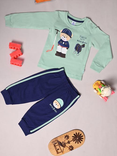 kids long sleeve full lenght twin set - 20687624 -  Standard Image - 0