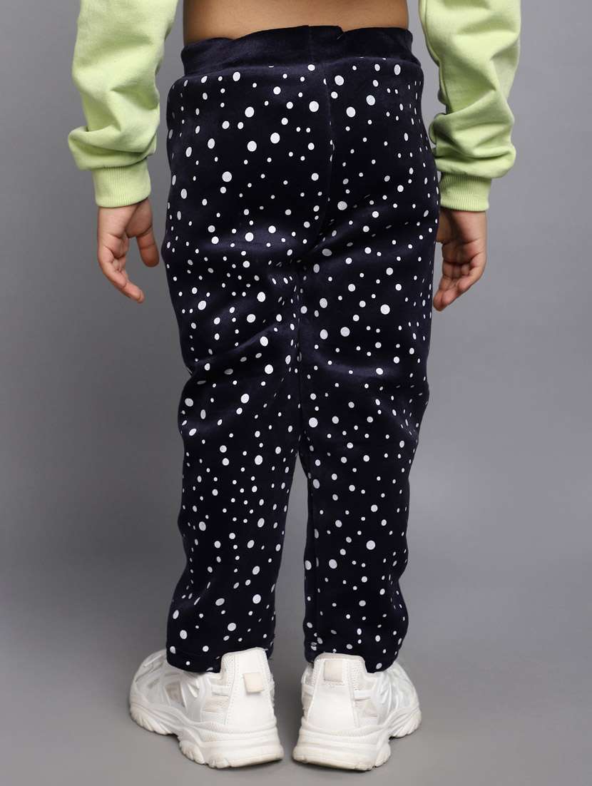 blue polka dot printed legging - 20687969 - Standard Image - 3