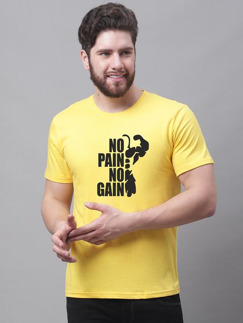 men front print short sleeve t-shirt - 20688111 - Standard Image - 0
