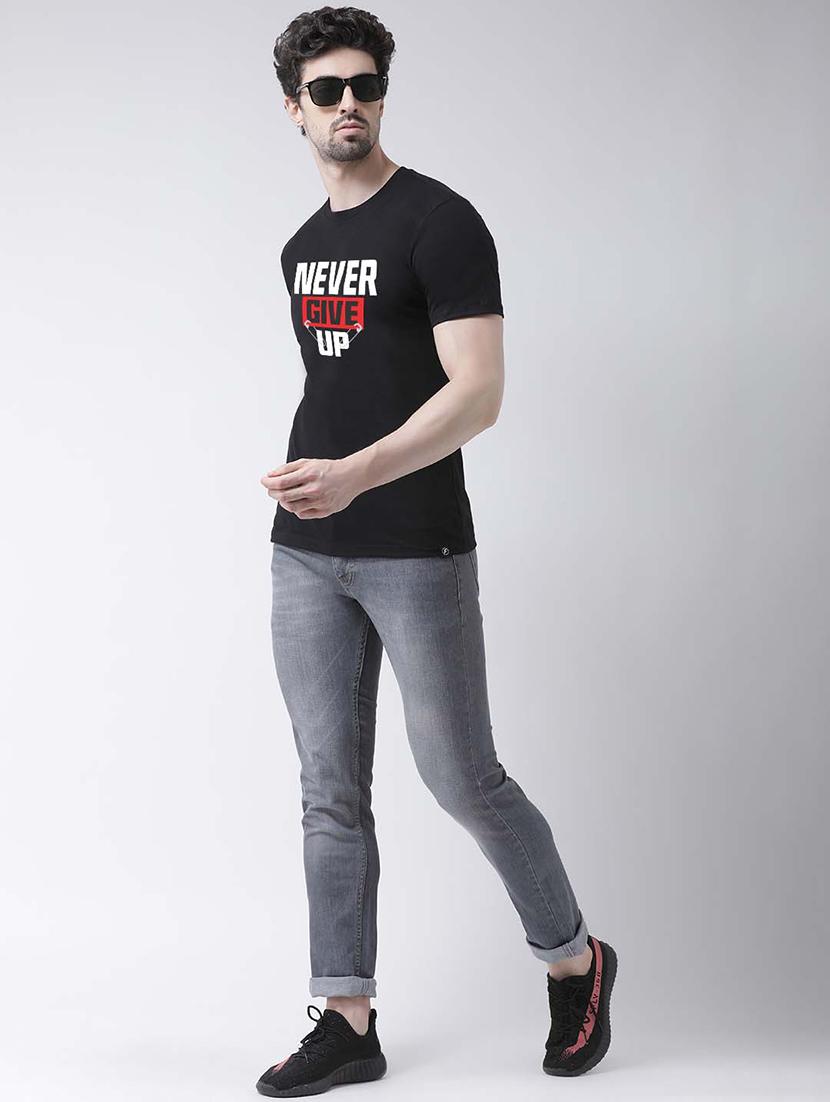 men front print short sleeve t-shirt - 20688136 - Standard Image - 3