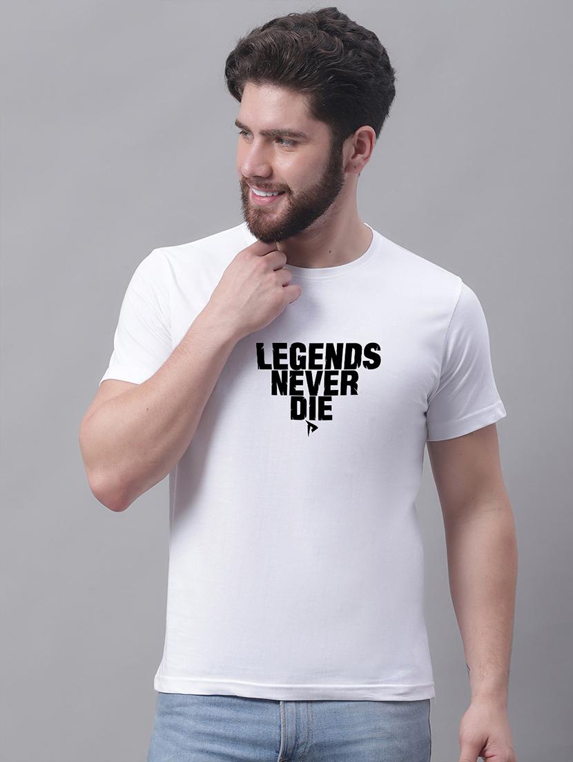men round neck chest print t-shirt - 20688181 - Zoom Image - 0
