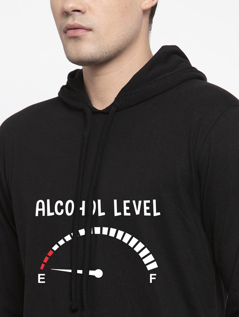 black cotton chest print sweatshirt - 20688448 - Standard Image - 5
