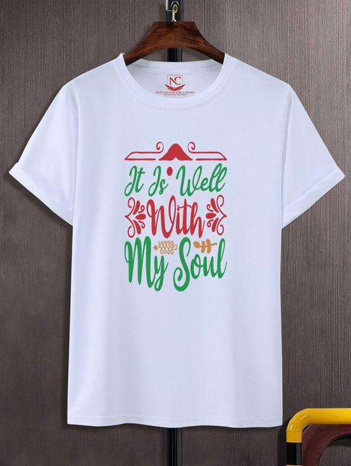 unisex typographic printed t-shirt - 20688833 -  Standard Image - 0