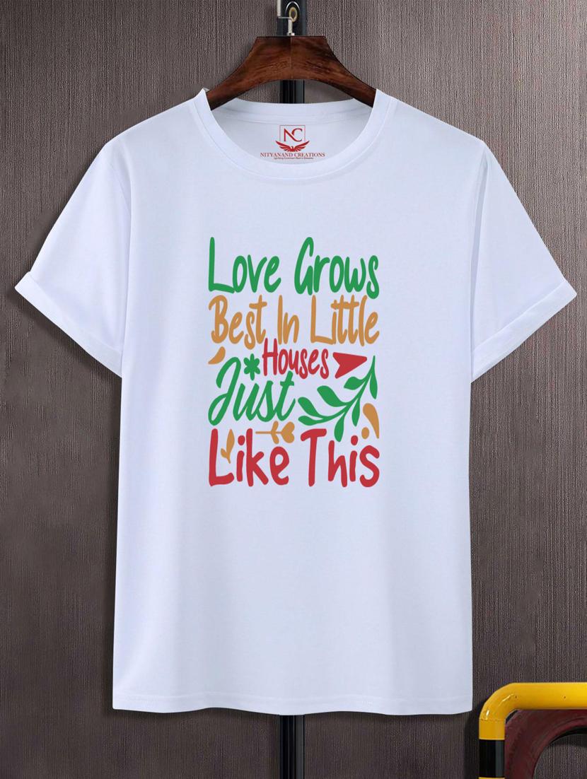 unisex typographic printed t-shirt - 20688843 -  Zoom Image - 0