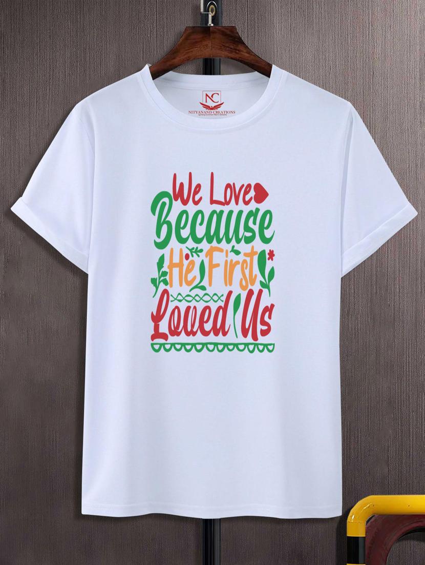 unisex typographic printed t-shirt - 20688863 - Zoom Image - 0