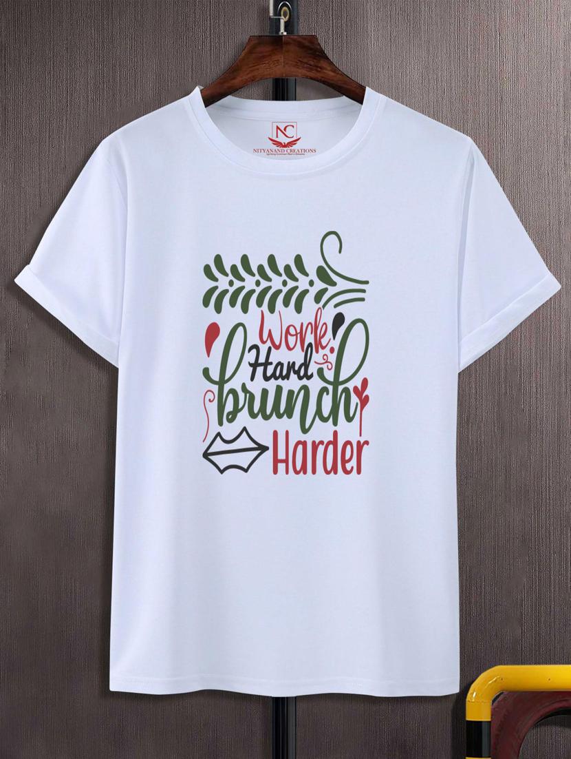unisex typographic printed t-shirt - 20688866 - Zoom Image - 0