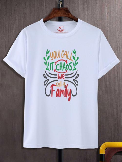unisex typographic printed t-shirt - 20688867 -  Standard Image - 0