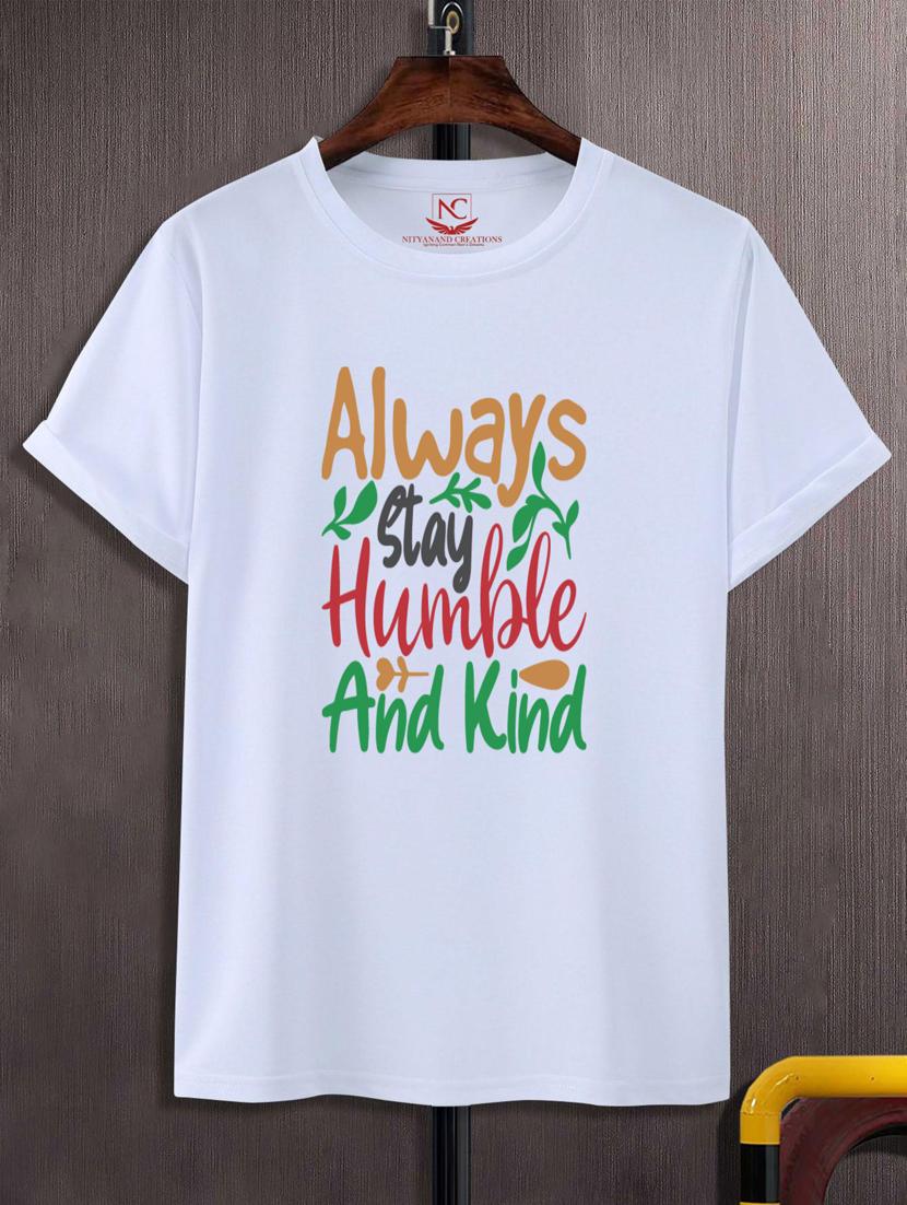 unisex typographic printed t-shirt - 20688871 -  Zoom Image - 0
