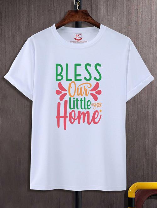unisex typographic printed t-shirt - 20688876 -  Standard Image - 0