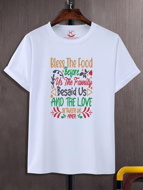 unisex typographic printed t-shirt - 20688879 -  Standard Image - 0