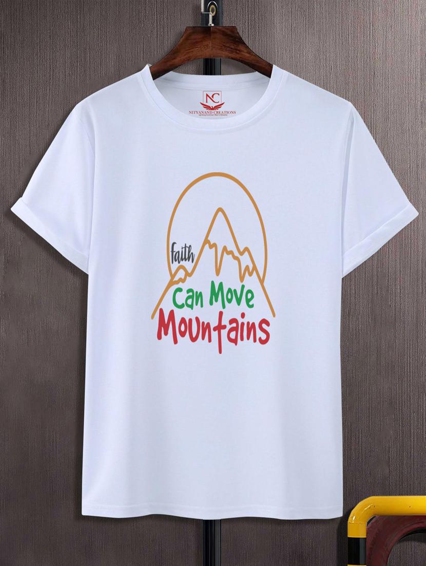 unisex typographic printed t-shirt - 20688886 -  Zoom Image - 0