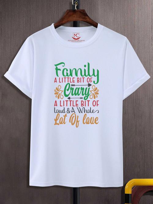 unisex typographic printed t-shirt - 20688887 -  Standard Image - 0