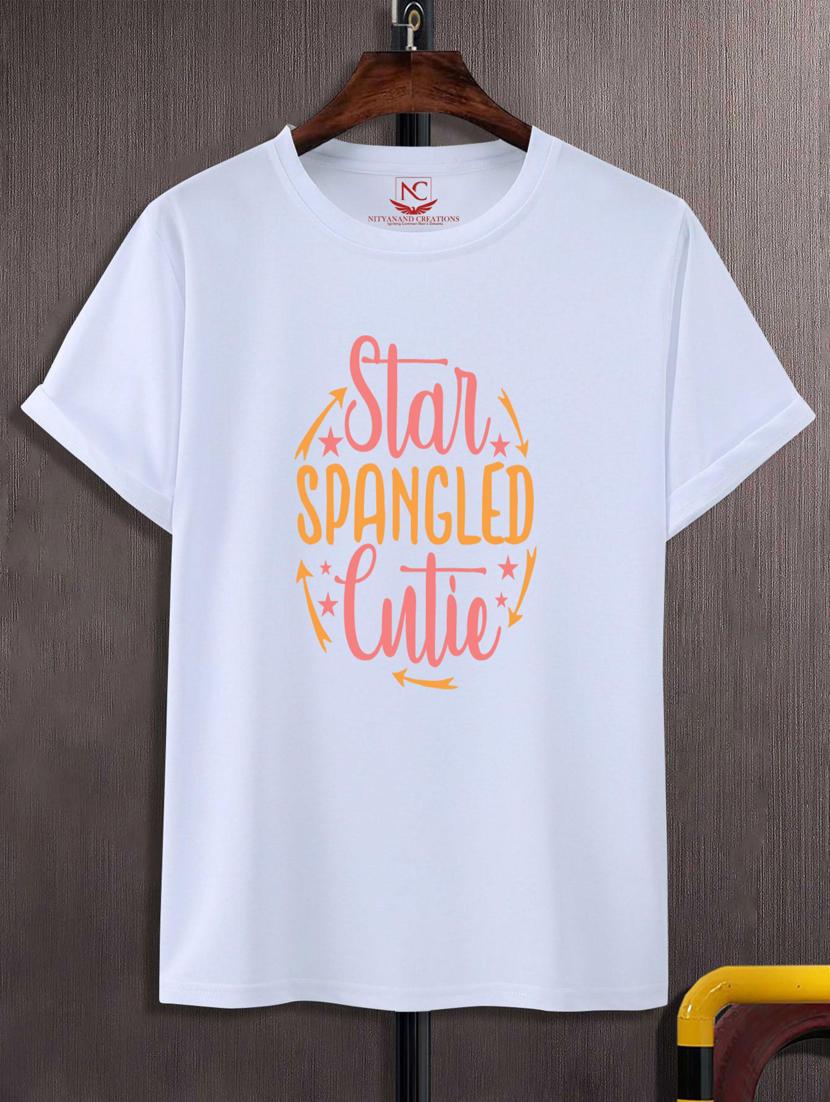 unisex typographic printed t-shirt - 20688898 -  Zoom Image - 0