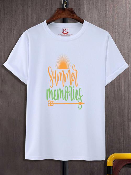 unisex typographic printed t-shirt - 20688900 -  Standard Image - 0