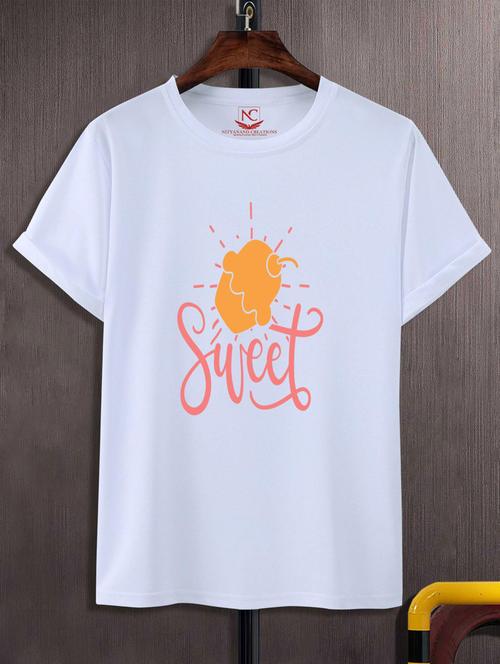 unisex typographic printed t-shirt - 20688902 -  Standard Image - 0