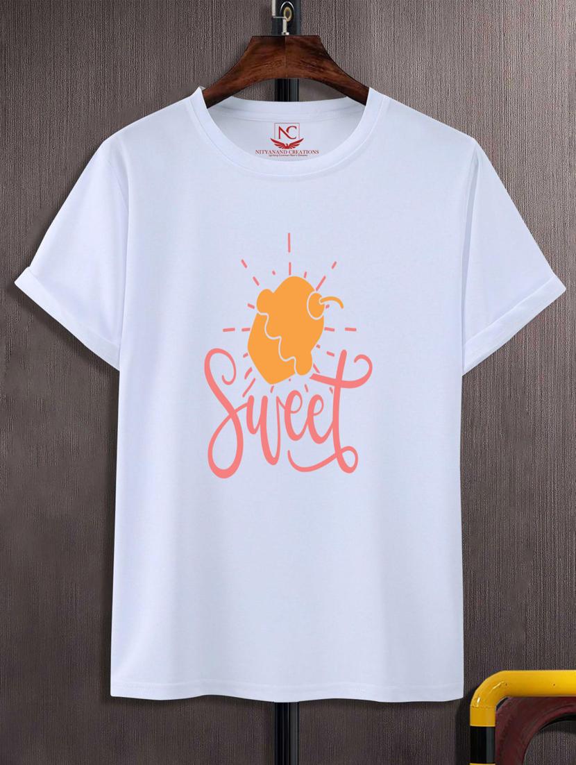 unisex typographic printed t-shirt - 20688902 -  Zoom Image - 0