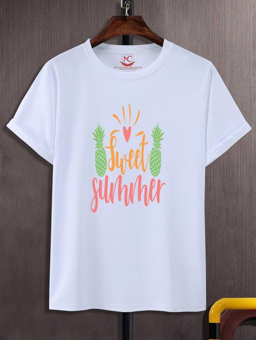 unisex typographic printed t-shirt - 20688903 -  Standard Image - 0