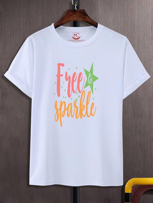 unisex typographic printed t-shirt - 20688917 -  Standard Image - 0
