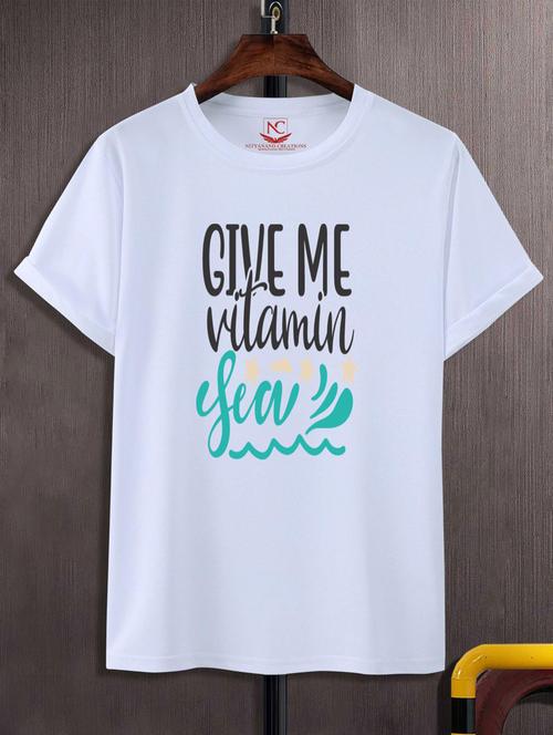 unisex typographic printed t-shirt - 20688992 -  Standard Image - 0