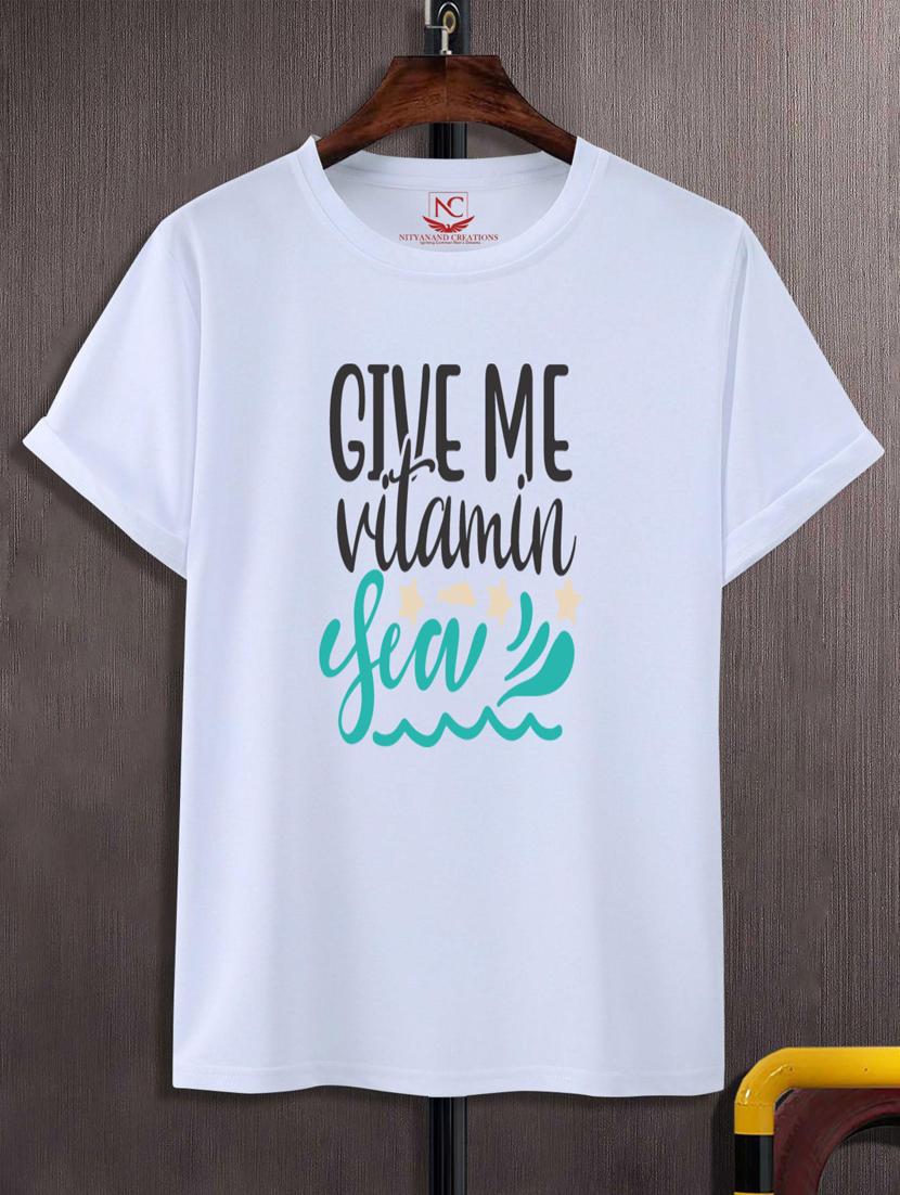 unisex typographic printed t-shirt - 20688992 -  Zoom Image - 0