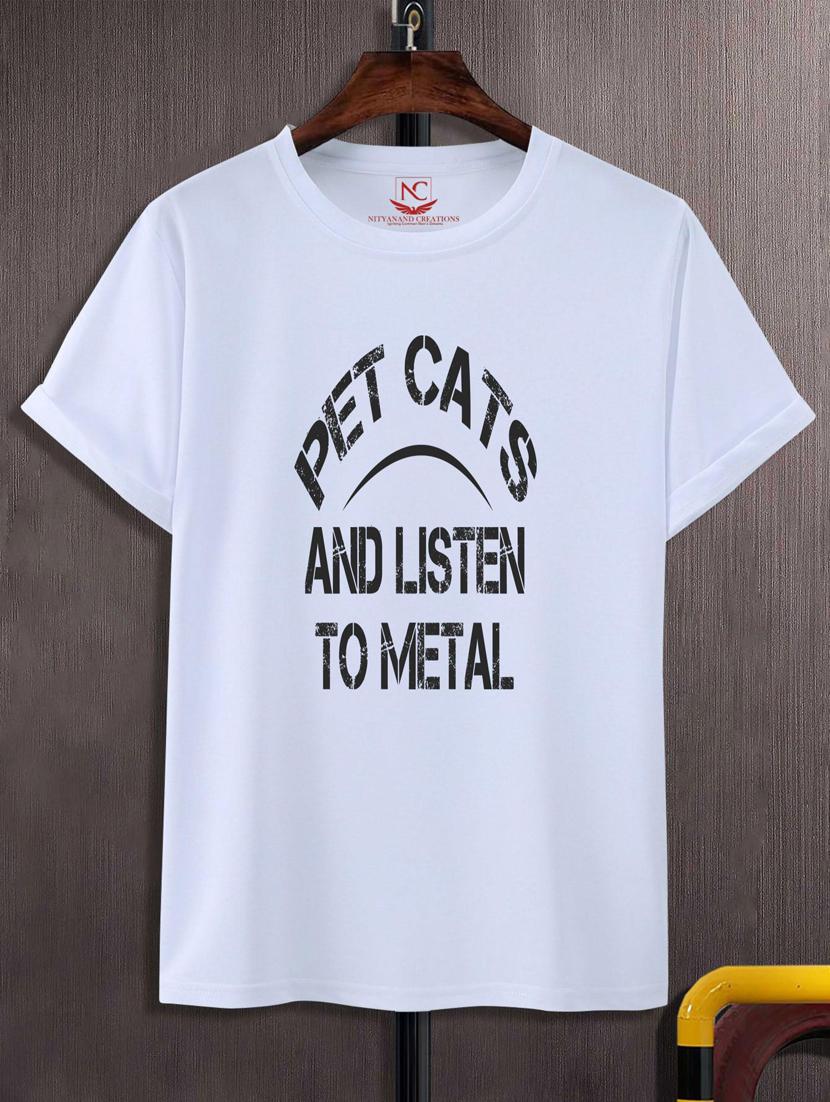 unisex typographic printed t-shirt - 20689014 - Zoom Image - 0