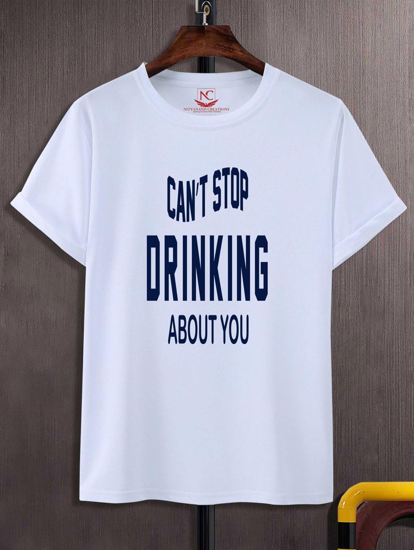 unisex typographic printed t-shirt - 20689019 -  Zoom Image - 0