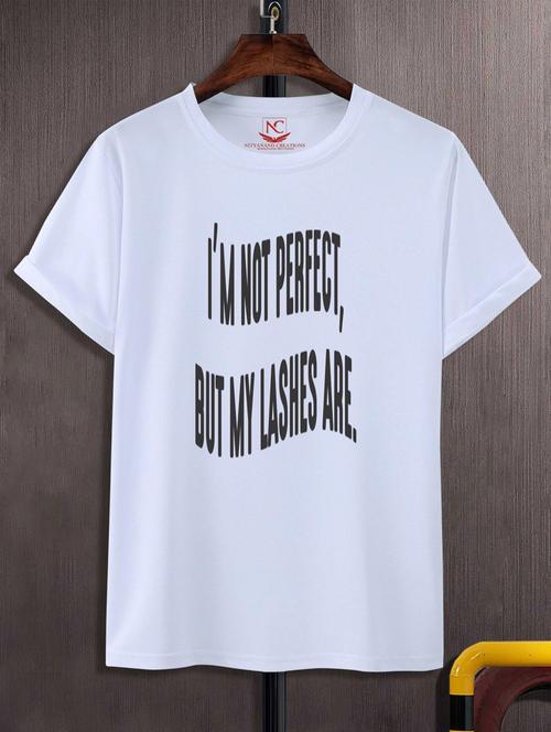 unisex typographic printed t-shirt - 20689038 - Standard Image - 0