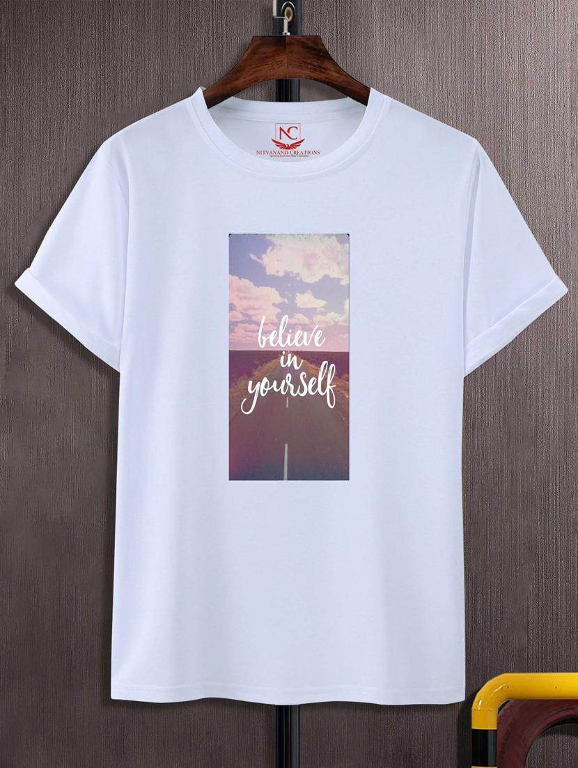 unisex typographic printed t-shirt - 20689243 -  Zoom Image - 0