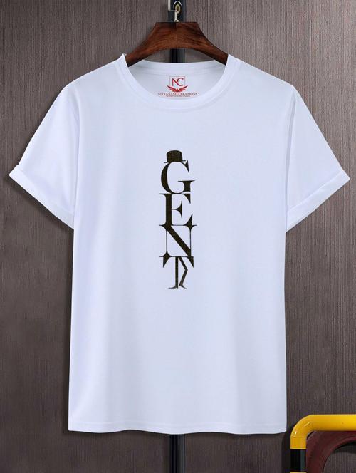 unisex typographic printed t-shirt - 20689372 -  Standard Image - 0