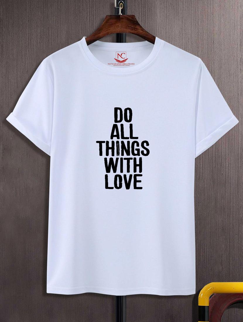unisex typographic printed t-shirt - 20689874 -  Zoom Image - 0
