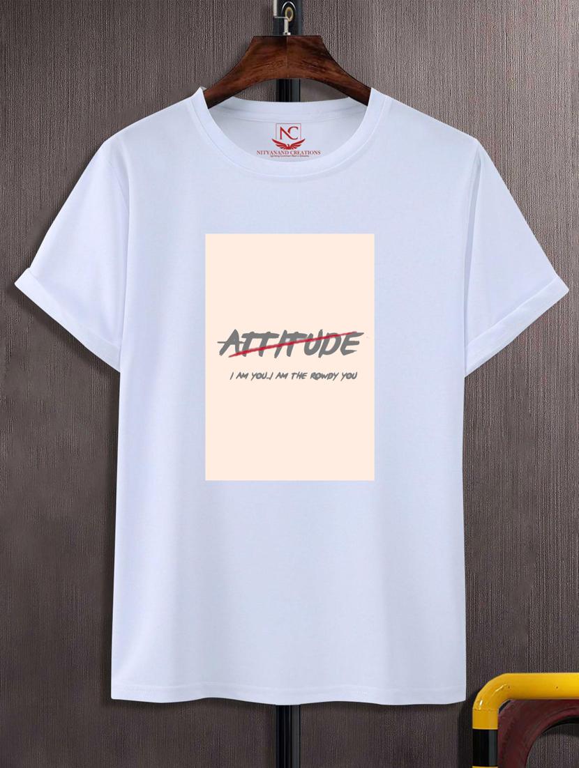 unisex typographic printed t-shirt - 20689990 -  Zoom Image - 0