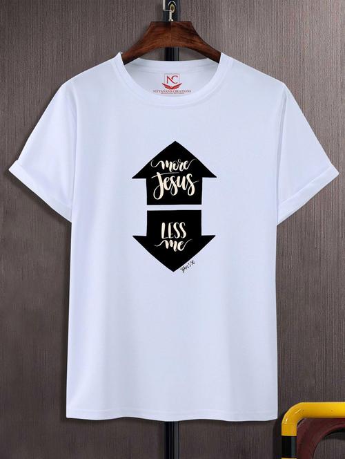 unisex typographic printed t-shirt - 20690016 -  Standard Image - 0