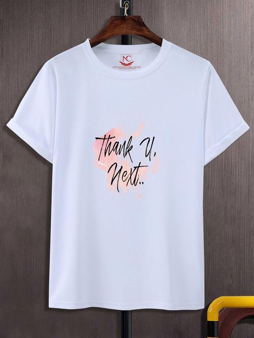 unisex  typographic printed t-shirt - 20690034 -  Standard Image - 0