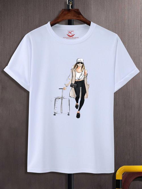 unisex graphic printed t-shirt - 20690036 - Standard Image - 0