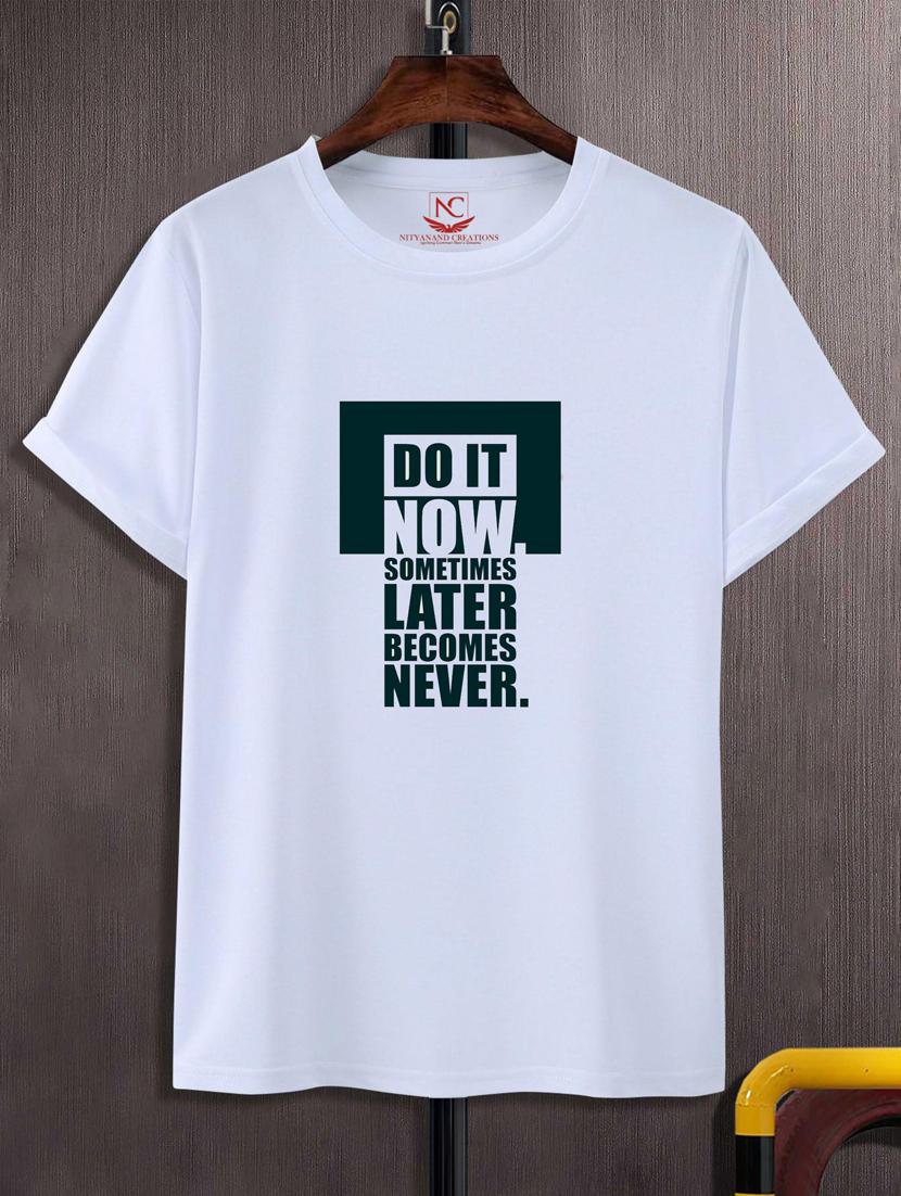 unisex typographic printed t-shirt - 20690077 -  Zoom Image - 0