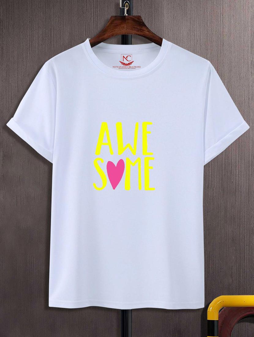 unisex typographic printed t-shirt - 20690079 - Zoom Image - 0